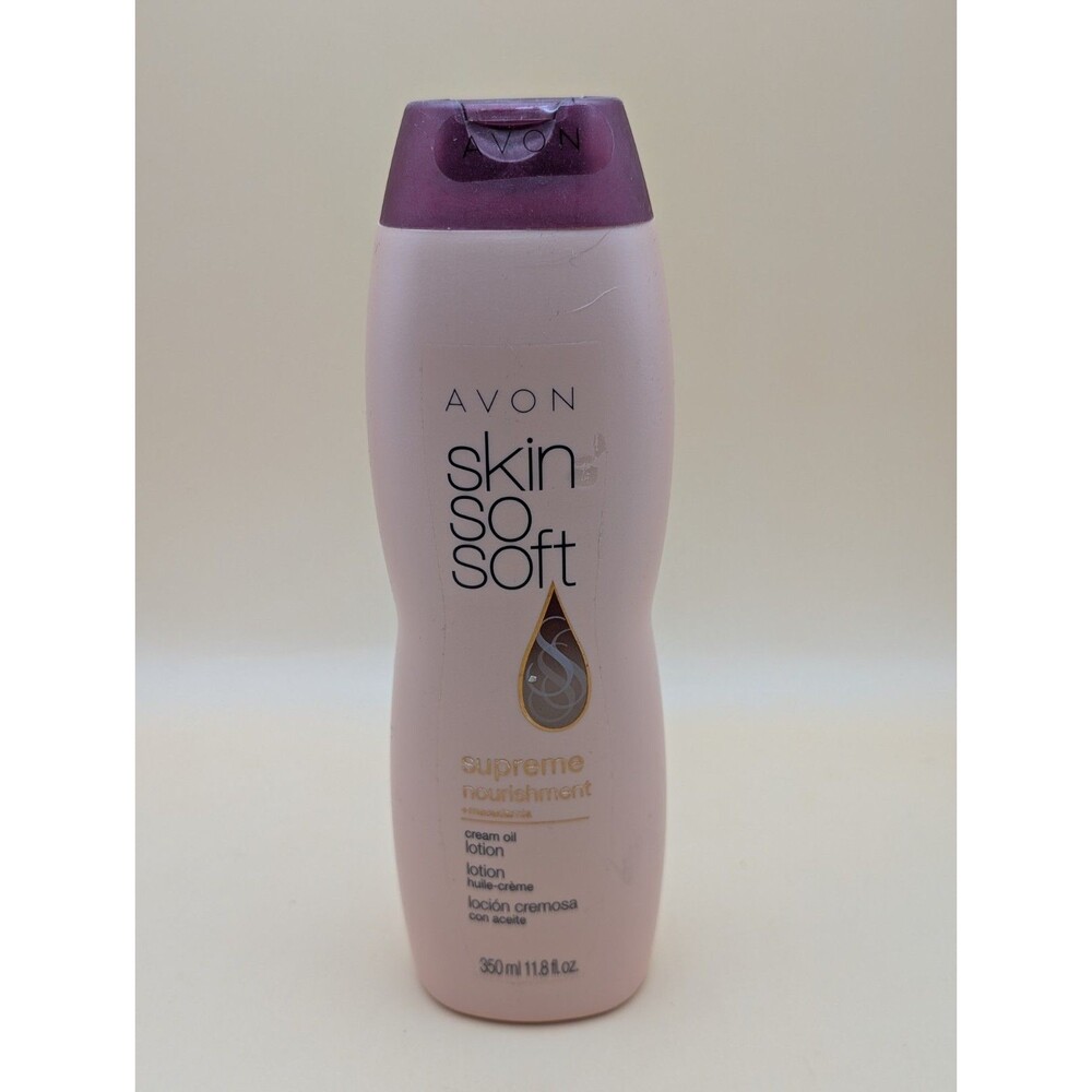 New Avon Skin So Soft Supreme Nourishment Macadamia Cream Oil Lotion 11.8 Oz